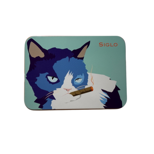 PCC Siglo Cat Lighter & Cutter Set Blue & Red – La Casa Del Habano
