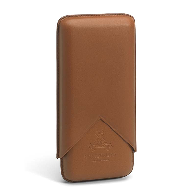 MONTECRISTO LEATHER CASE WITH 3 EDMUNDO CIGARS – La Casa Del Habano MONTECRISTO LEATHER CASE WITH 3 EDMUNDO CIGARS – La Casa Del Habano