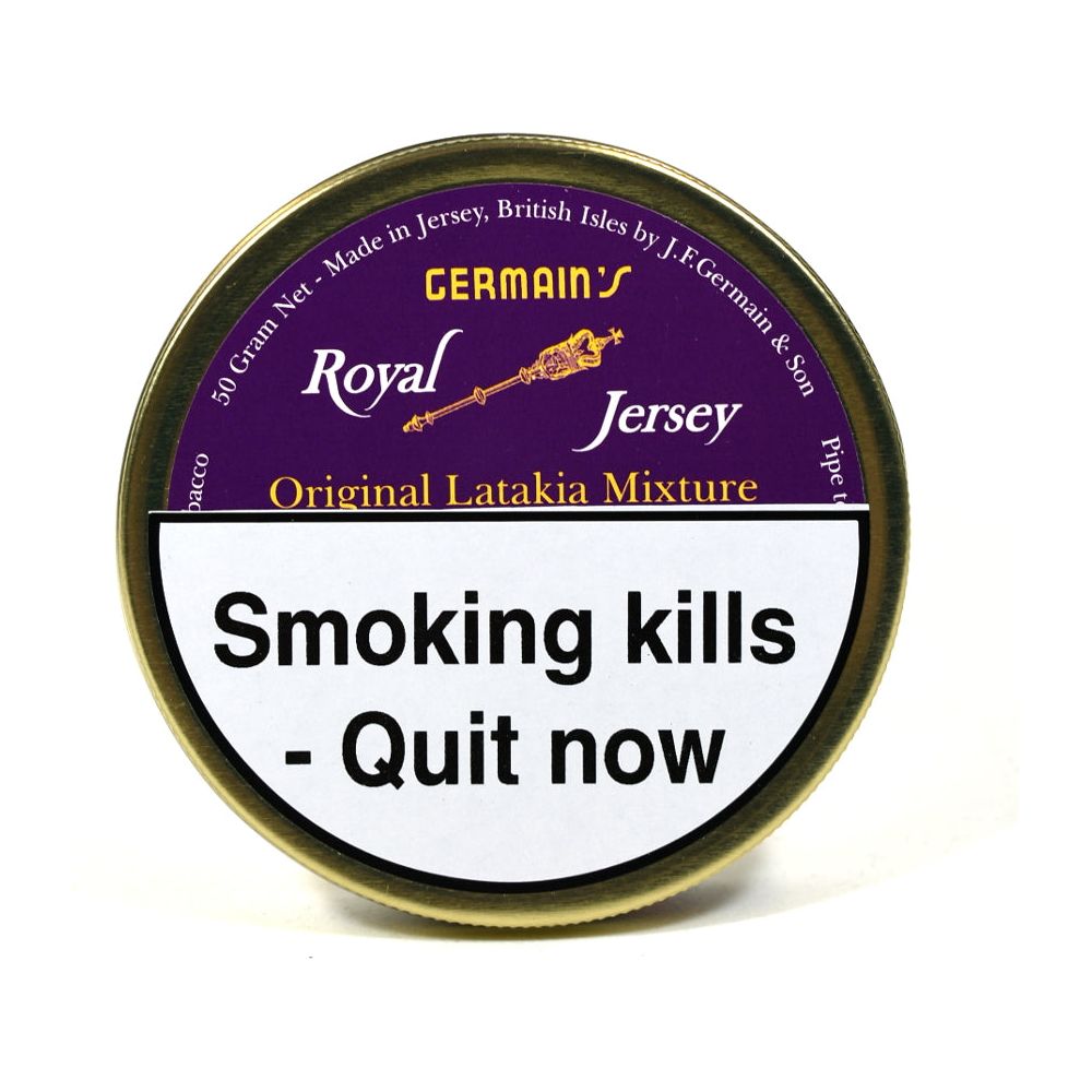 jersey tobacco Germain's Royal Jersey Original Latakia Mixture Pipe Tobacco – La Casa Del  Habano