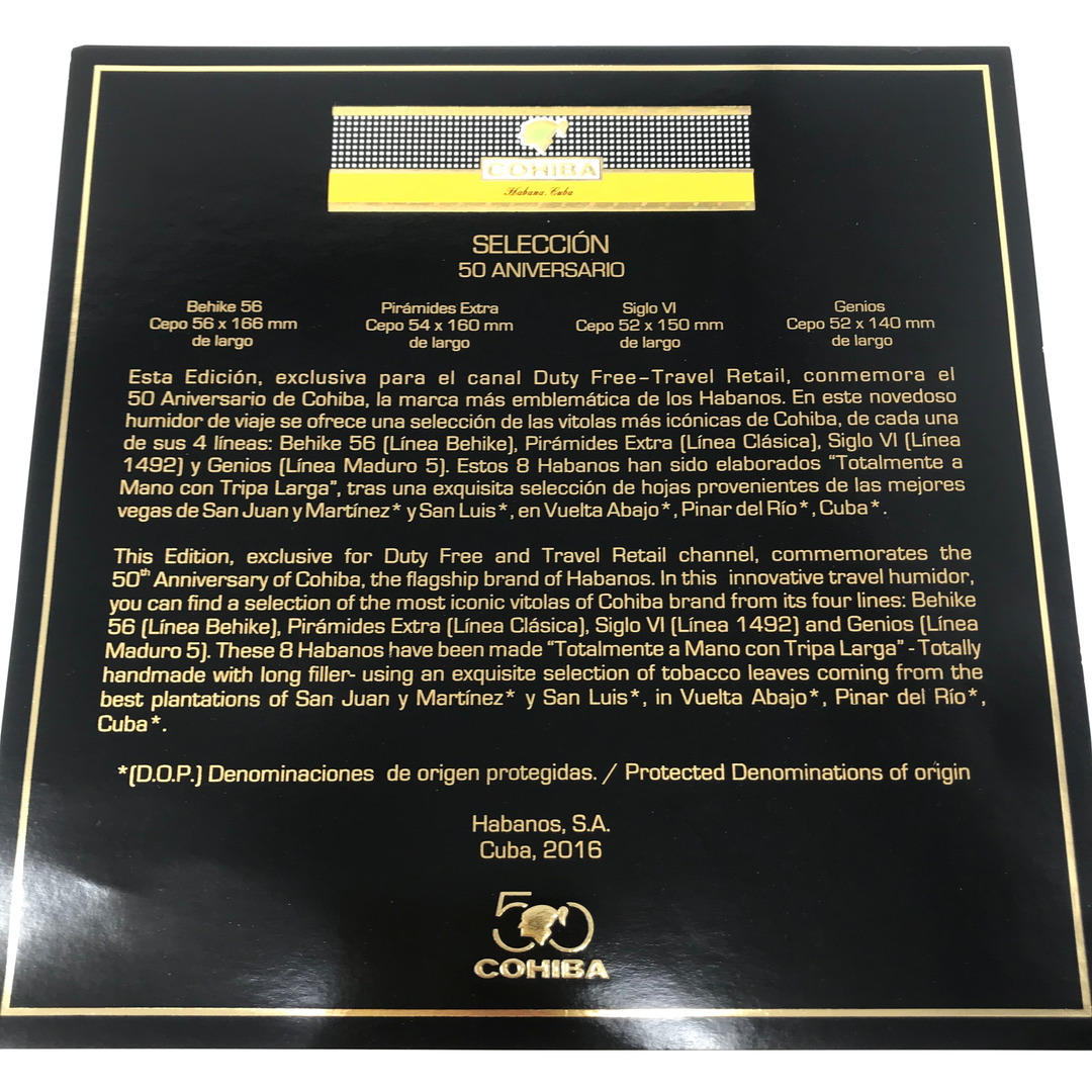 Cohiba Seleccion 50 Aniversario 2016 – La Casa Del Habano