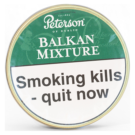 Peterson Balkan Mixture Pipe Tobacco 50g Tin – La Casa Del Habano