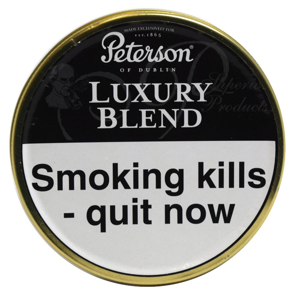 Peterson Luxury Blend Pipe Tobacco 50g Tin – La Casa Del Habano